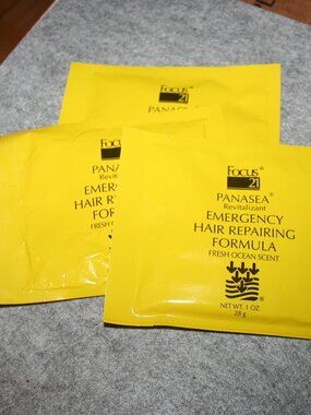 Focus 21 (3) Panasea Revitalizant Emergency Hair Repairing Formula 1 oz Pack
